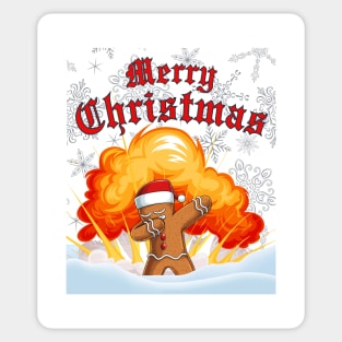 Merry Christmas Dab-splosion Sticker